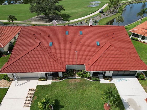 stone coated metal roof