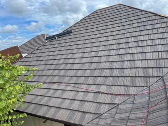 stone coated metal roof